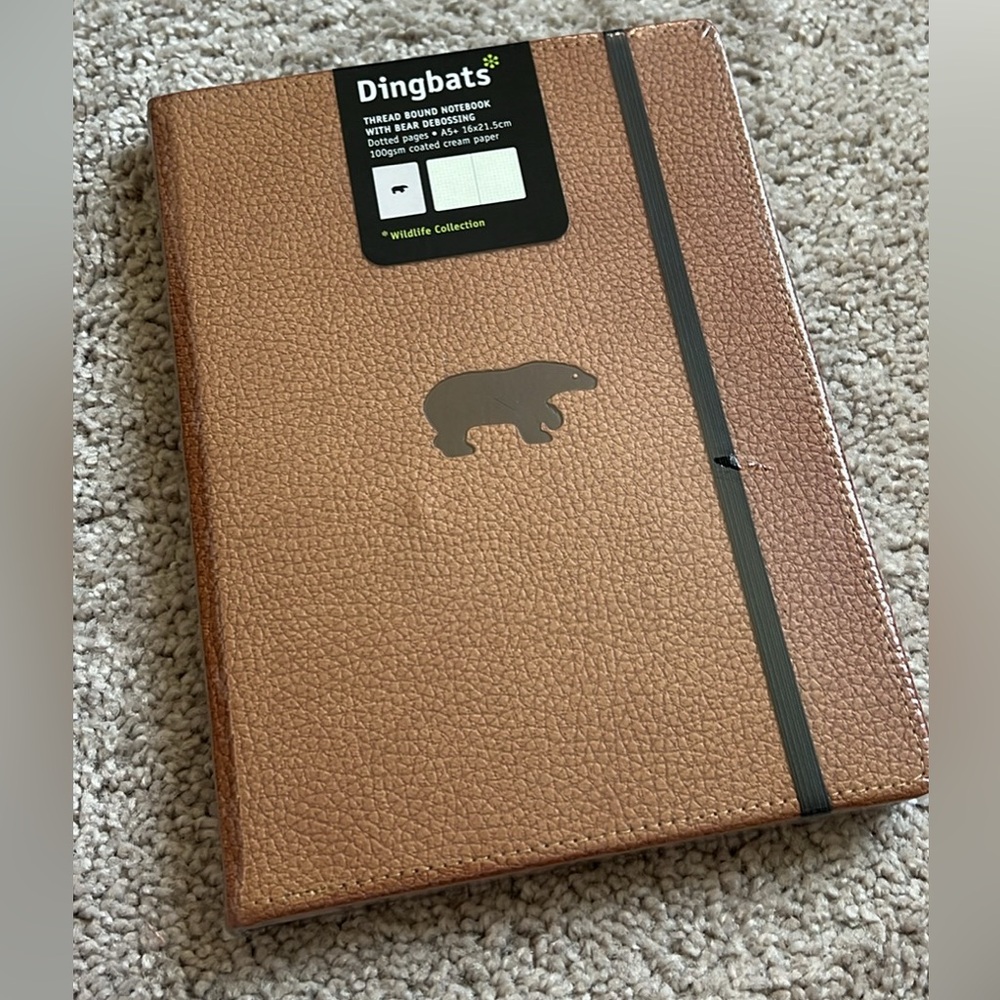 Brown Hardcover Notebook